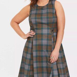Outlander Mackenzie Plaid Skater Dress